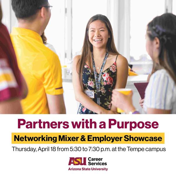 Partners with a Purpose, Networking Mixer and Employer Showcase
