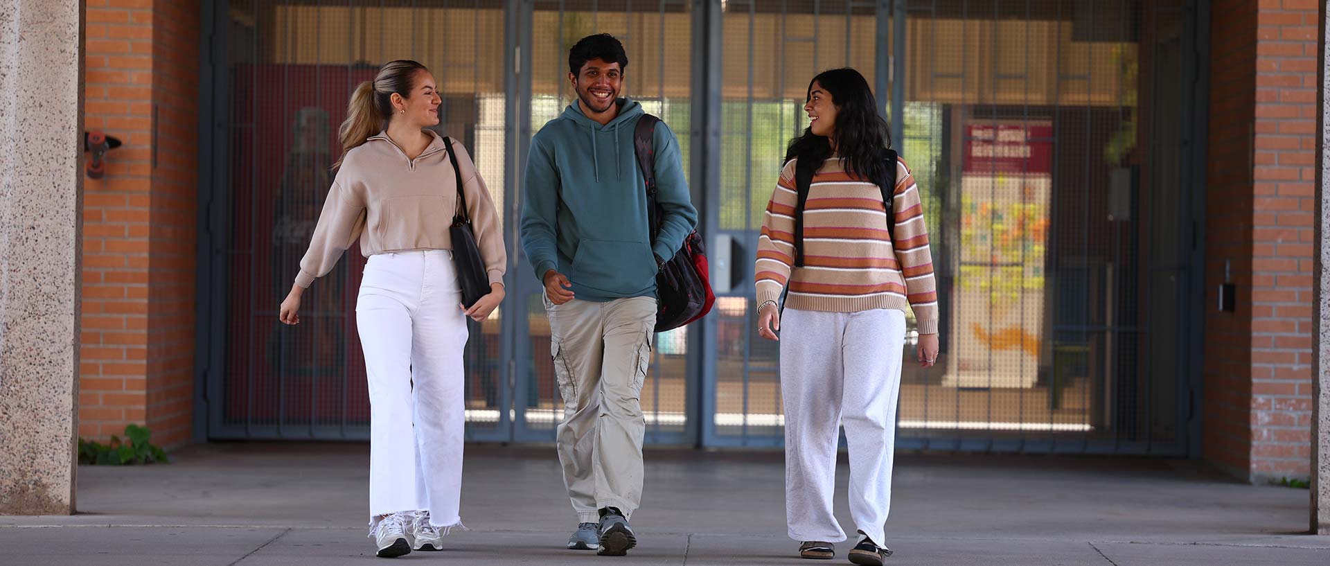 Students walking on the ASU campus